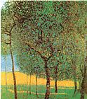 Orchard by Gustav Klimt